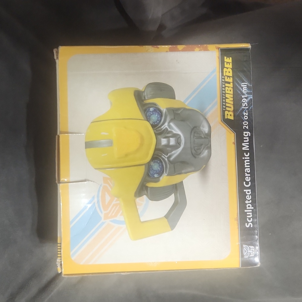 Hasbro Transformers Bumblebee Sculpted Ceramic Mug 20 oz